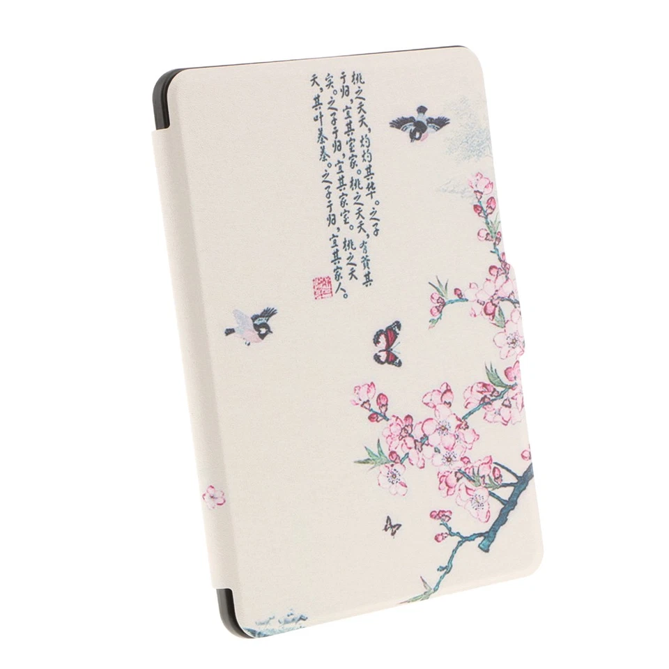 Wallet Book Style Leather Case Cover for Amazon Kindle Paperwhite E-book - Image 1 of 1