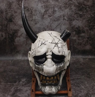 NUEVO Ghostwire: Máscara de Tokio Pieza facial portátil Tocado Resina Juegos con disfraces Fiesta Accesorios Foto 1 de 4
