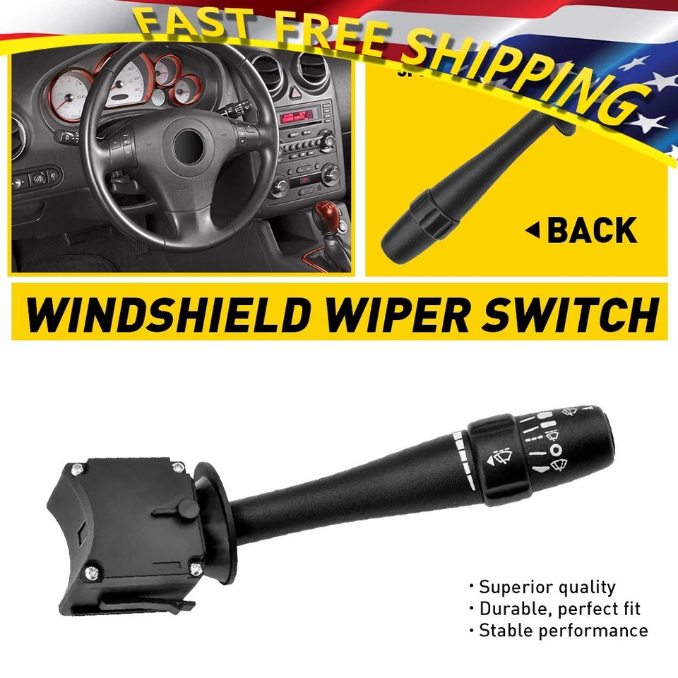 Interruptor limpiaparabrisas 5 pines para Pontiac Solstice 2006-2009 Saturn Aura 2007-09 Foto 1 de 4