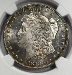 1878-S $1 Morgan Silver Dollar NGC MS63 Item 5307