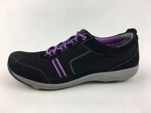Dansko Damen Helen Perforierte Sneaker Gr. EUR 42, Schwarz/Lila Wildleder 2125 - Bild 1 von 8