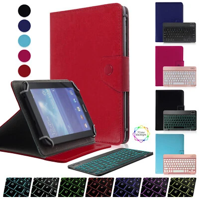 For Amazon Fire HD 10 13th Gen 2023 Tablet Keyboard Universal Leather Case Cover - Image 1 of 4