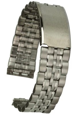 Cinturino IN Acciaio 5-reihig Dritto Mappa Sbalzo 19 MM Bracciale a Maglie - Immagine 1 di 2