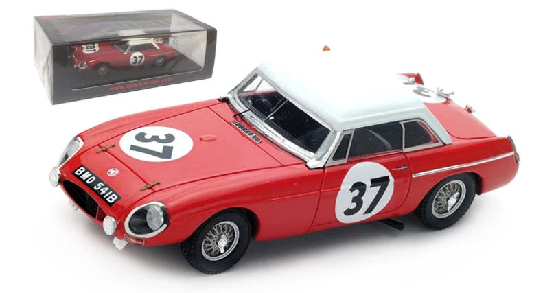 Spark S5078 MG B Hardtop #37 19th Le Mans 1964 - Hopkirk/Hedges 1/43 Scale - Image 1 of 1