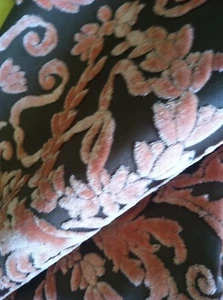 Fabric Velvet Cut Velvet Upholstery Curtains Home Decor - Picture 1 of 11