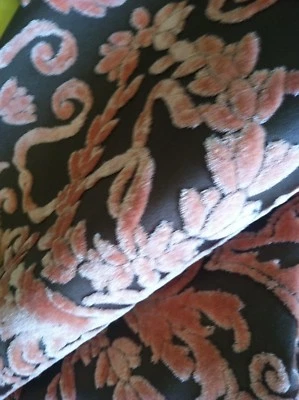 Fabric Velvet Cut Velvet Upholstery Curtains Home Decor - Image 1 of 4