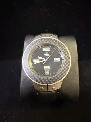 🏁 Reloj Hombre MOMO Design Fibra de Carbono - Precisión Hecho en Suiza | Cronógrafo Negrito Foto 1 de 4