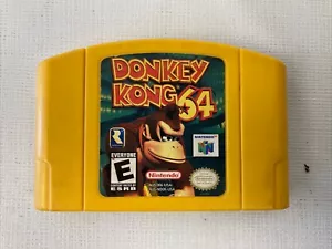 Donkey Kong N64 Nintendo 64 Donkey Kong (Yellow) Authentic VGUC - Picture 1 of 4