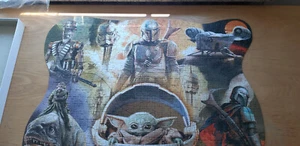 Puzzle, Star wars, Mandalorian, 598 Teile, vollständig , sehr schwer - Bild 1 von 4