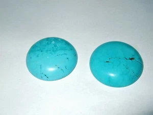 - Cabochon Pietra Cristalloterapia - TURCHESITE tondo 30 mm - Picture 1 of 1