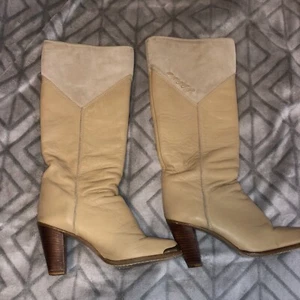 ZODIAC USA STIEFEL GRÖSSE 8M HERGESTELLT IN USA LEDER 517029 HELLBRAUN VINTAGE GEBRAUCHT - Bild 1 von 9
