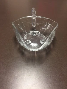 Elegant Glass Triangle Shaped Nappy - Picture 1 of 4