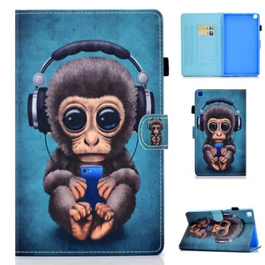 Für Samsung Galaxy Tab A7 2020 Motiv 64 Tablet Tasche Kunst Leder Hülle Etuis - Picture 1 of 9