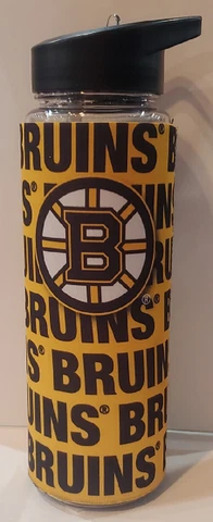 Boston Bruins 25oz Flip Top Water Bottle - NHL Cover