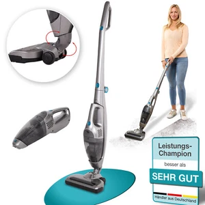 Akku Stielstaubsauger 2in1 Boden und Handstaubsauger kabellos beutellos - Bild 1 von 10
