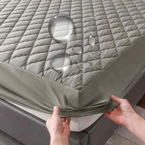 Waterproof Throw Mattress Cover Bed Fitted Sheet Mattres Protector Single/Double - Picture 1 of 19