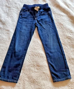 DESIGNER COTTON BLUE DENIM SLIM JEANS SIZE 5 slim BY GAP KIDS 1969 - Picture 1 of 3