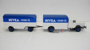 BREKINA CAMIÓN + REMOLQUE 8000 KOFFERZUG "NIVEA" REF 74514 - Imagen 1 de 1