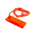 Attwood 11829-6 Plastic Flat Safety Whistle with Lanyard