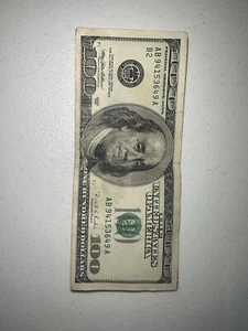 $100 CASH (1) One Hundred Dollar Bill - 1996 series - Free Shipping - Picture 1 of 2