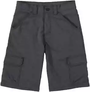 Wrangler Boys' Outdoor Cargo Shorts 10 Regular Dark Charcoal Heather Gray - Picture 1 of 5