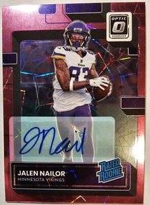 Jalen Nailor 2022 Donruss Optic Rated Rookie Pink Velocity RC Auto /50 - Bild 1 von 2