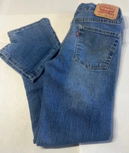 LEVI STRAUSS BOYS JEANS / 511 Slim  / 12reg / 26x26 / Blue/Adj Strap/Medium Wash - Picture 1 of 8
