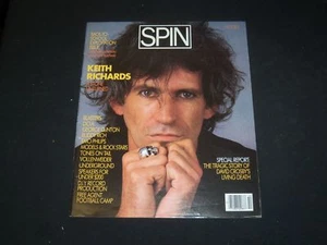 1985 OCTOBER SPIN MAGAZINE - KEITH RICHARDS COVER - GREAT PHOTOS - SP 4132 - Picture 1 of 1