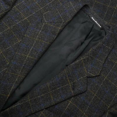 Casaco esportivo xadrez de flanela personalizado Zegna lã cashmere Coppley 44 L 43 L - Imagem 1 de 4