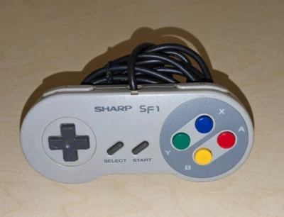 Super Nintendo Controller SHARP SF-1 Japan Super Famicom SNES 5.5ft+ OEM SF1 SFC - Image 1 of 3