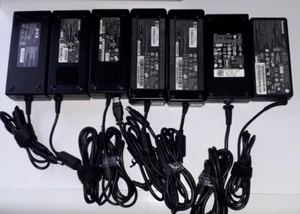 LOT 7 CHARGEUR 180w 135w 120w MARQUES HP DELL TOSHIBA LENOVO DELTA ELECTRONIX - Afbeelding 1 van 23