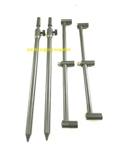 King Carp Fishing 2 Buzz bars & 2 Banksticks Set for Alarms ,Rod rests etc - Picture 1 of 3
