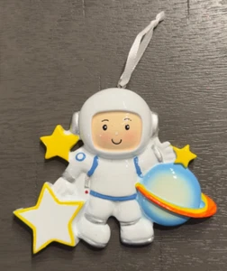 Little Child Kid Astronaut In Space Personalizable Ornament - Picture 1 of 1