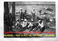 New York City Roosevelt Island Prison Penitentiary Blackwell 1870s Antique Print