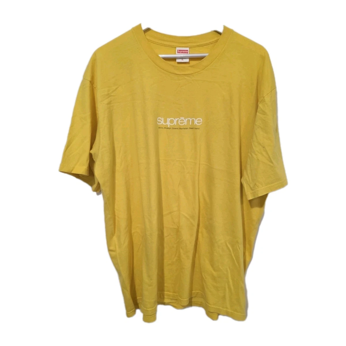 Supreme Yellow T-Shirts for Men for sale | eBay