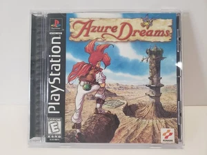 Azure Dreams Sony PlayStation 1 Etiqueta Negra Completo con Manual 1998 Konami PROBADO - Imagen 1 de 6