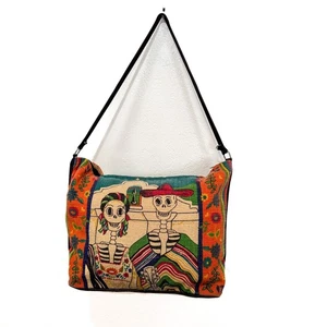 Bolso de Hombro Tapiz Día de los Muertos Bolso de Mano - Imagen 1 de 3