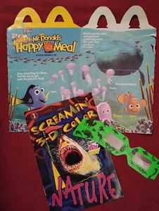 Findet Nemo McDonalds Happy Meal Wendy's 3D Heft mit Brille!  - Bild 1 von 5