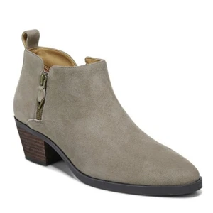 Vionic Cecily Suede Ankle Bootie Stone Grey Women's Size 9 Waterproof Boots - Picture 1 of 11