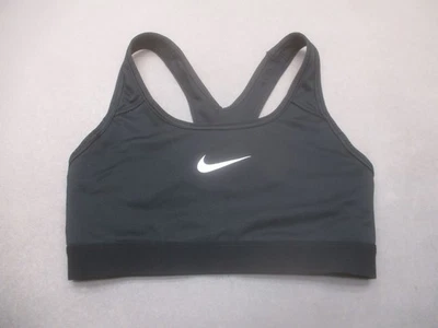 Nike Size XS Womens Black Unlined Wireless Pull On Racerback Sports Bra 10T - Image 1 of 4