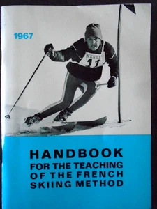 1967 Handbook for the Teaching of the French Skiing Method  Excellent Condition - Foto 1 di 6