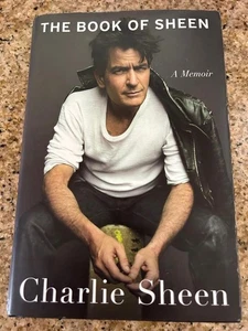 CHARLIE SHEEN THE BOOK OF SHEEN HARDCOVER NEW MEMOIR - Picture 1 of 4