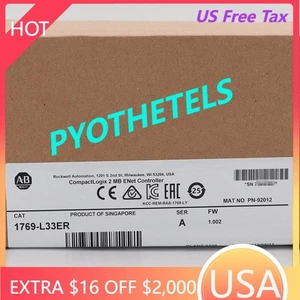 Nuovo Allen-Bradley 1769-L33ER CompactLogix ENet Controller 1769L33ER US Free Tax - Foto 1 di 3