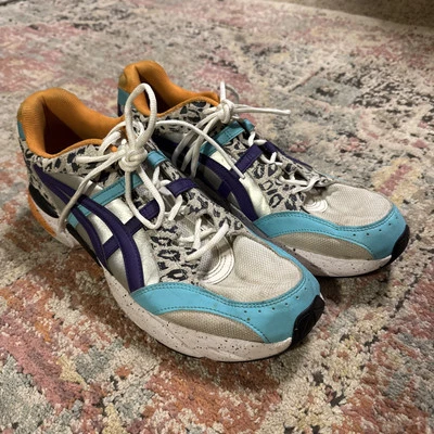 Men's size 12- ASICS Gel BND Mens Running Shoes Multicolor Zebra 1021A248  - Image 1 of 4