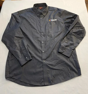 NASCAR Red House Cotton/Poly Button Up Dress Shirt, Non Iron Size XL - Image 1 of 4