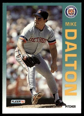 1992 Fleer Mike Dalton Rookie Detroit Tigers #131 - Image 1 of 2