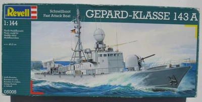 Revell 05005 GEPARD Klasse 143 A Schnellboot 1:144 Schiff Bausatz Ship Kit - Bild 1 von 4