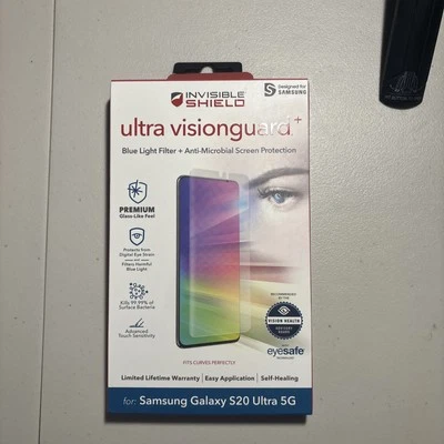 ZAGG Invisible Shield Ultra VisionGuard+ Samsung Galaxy S20 Ultra 5G Lot of 18  - Image 1 of 4