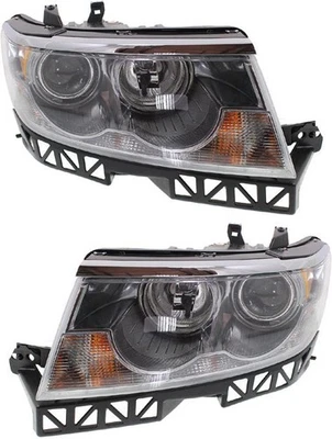 For 07-09 MKZ Front Halogen Headlight Headlamp Head Light Lamp w/Bulb SET PAIR - Изображение 1 из 4