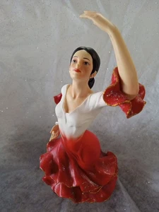 Home Interiors '06 “Beauty in Motion” Flamenco Dancer ” Red Dress Figurine - Picture 1 of 14